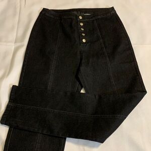 Kittenish size Medium (see all photos) black denim jeans very stretchy.  NWOT.